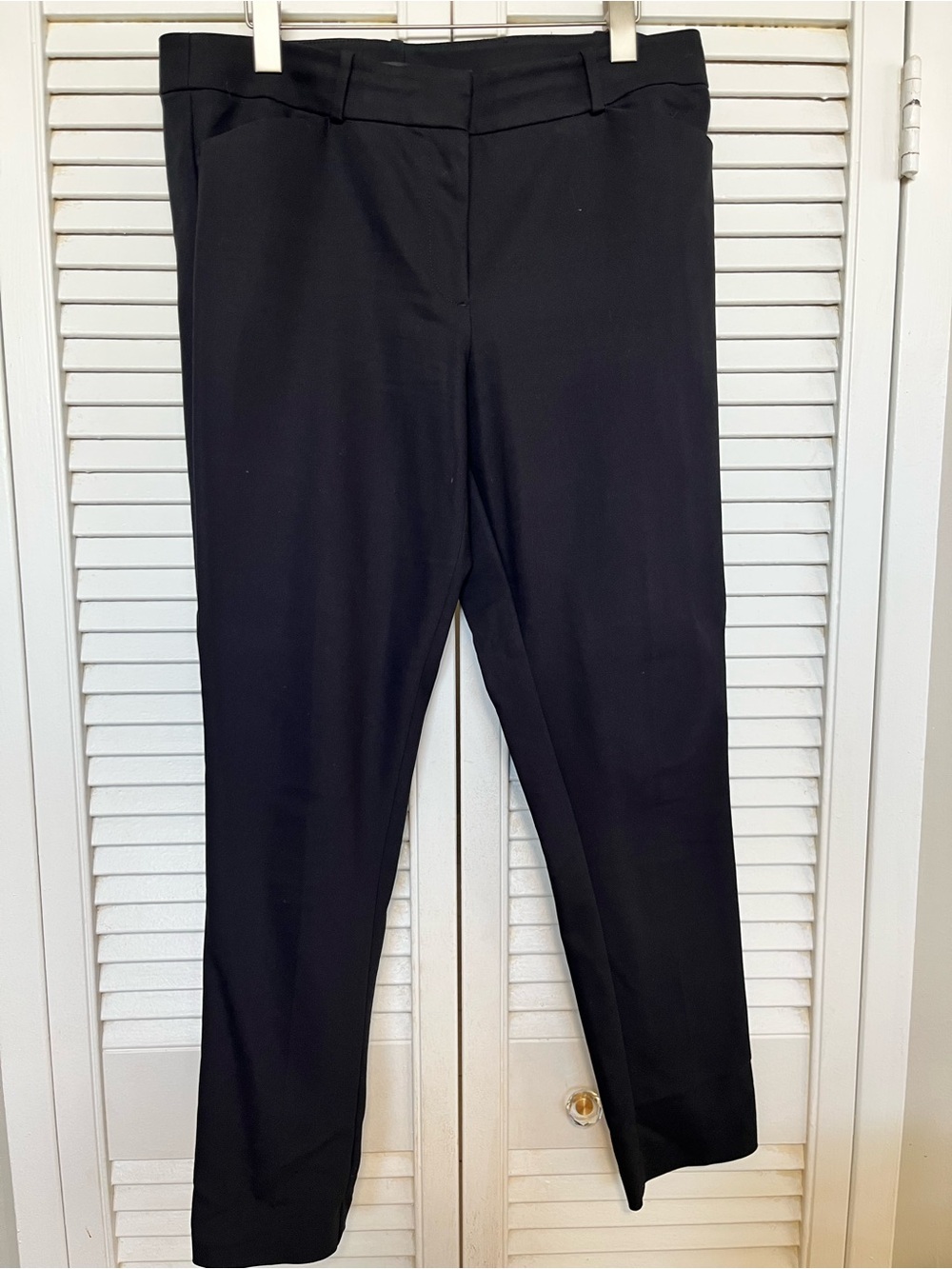 LOFT Black Straight-Leg Women's Trousers